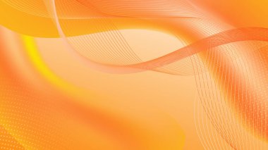 Vektör turuncu düz eğimli soyut arkaplan