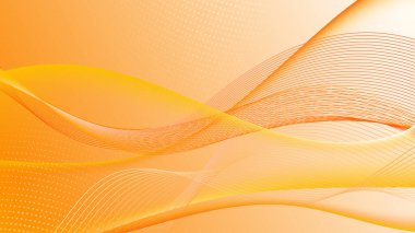 Vektör turuncu soyut geometrik şekiller arkaplan