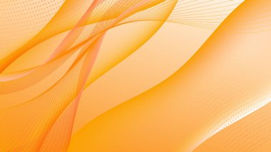 Modern turuncu geometrik şekiller 3 boyutlu soyut teknoloji arka planı. Vektör soyut grafik tasarım sancak deseni sunum arkaplan şablonu.