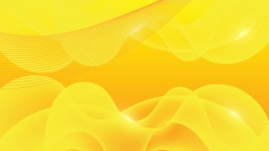 Vektör turuncu gradyan dinamik soyut çizgiler arka plan