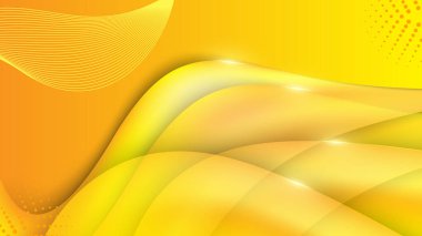 Çizgili modern turuncu sarı soyut sunum arkaplanı
