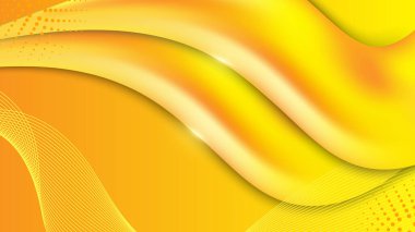 Vektör turuncu düz eğimli soyut arkaplan