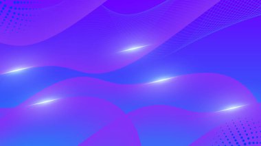 Modern mavi mor geometrik şekiller 3 boyutlu soyut teknoloji arka planı. Vektör soyut grafik tasarım sancak deseni sunum arkaplan şablonu.