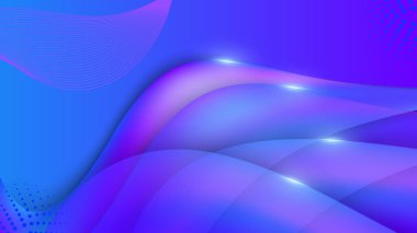 Çizgili modern mavi mor soyut sunum arkaplanı