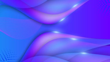 Vektör mavi mor gradyan minimalist arkaplan