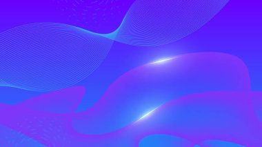 Soyut mavi mor geometrik dalga arkaplanı
