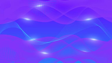 Vektör mavi gradyan dinamik soyut çizgi arkaplanı