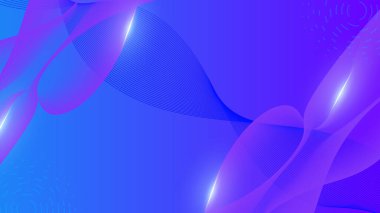 Vektör mavi mor gradyan soyut arkaplan