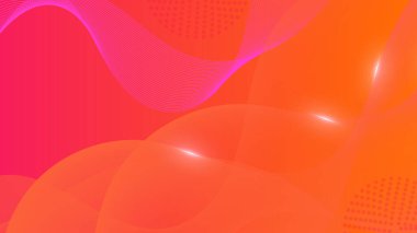 Vektör kırmızı düz gradyan soyut arkaplan