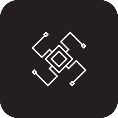 Yerel Takım Çalışması ve Yönetim simgesi siyah doldurulmuş çizgi stiline sahip. ağ, teknoloji, konsept, engelleme zinciri, kripto, bağlantı, bitcoin. Vektör illüstrasyonu