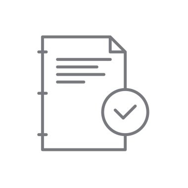 Siyah taslak biçimli Takım Çalışması ve Yönetim simgesini onayla. Şah, şah, onay, sertifika, tamam, onayla, onayla. Vektör illüstrasyonu