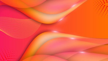 Vektör kırmızı soyut geometrik şekiller arkaplan