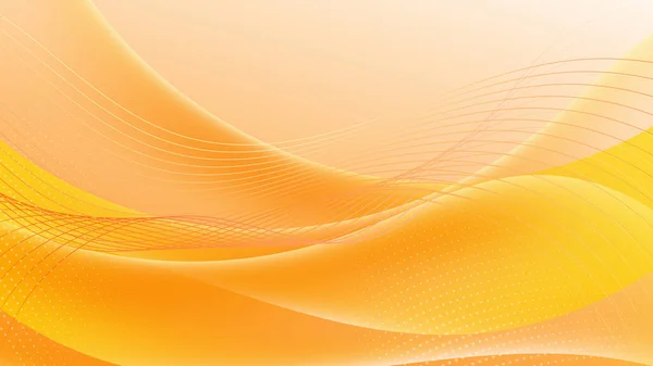 Resumen Naranja Amarillo Formas Geométricas Vector Tecnología Fondo Para Folleto — Vector de stock
