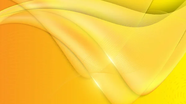 Vektor Orange Gelb Flacher Verlauf Abstrakter Hintergrund — Stockvektor