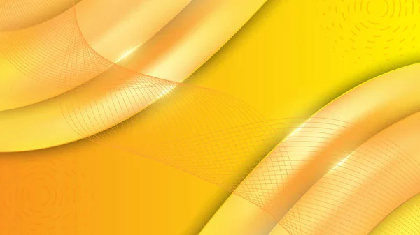 ベクトルオレンジ黄色平勾配抽象的背景 — ストックベクタ