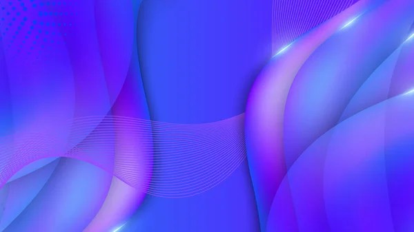 Geometrische Blau Violette Formen Abstrakten Modernen Technologie Hintergrunddesign Vektor Abstrakt — Stockvektor