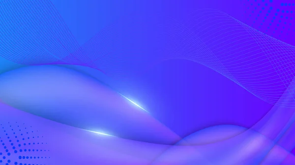 Vector Azul Púrpura Abstracto Formas Geométricas Fondo — Vector de stock