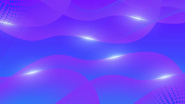 Vector Azul Púrpura Abstracto Formas Geométricas Fondo — Vector de stock