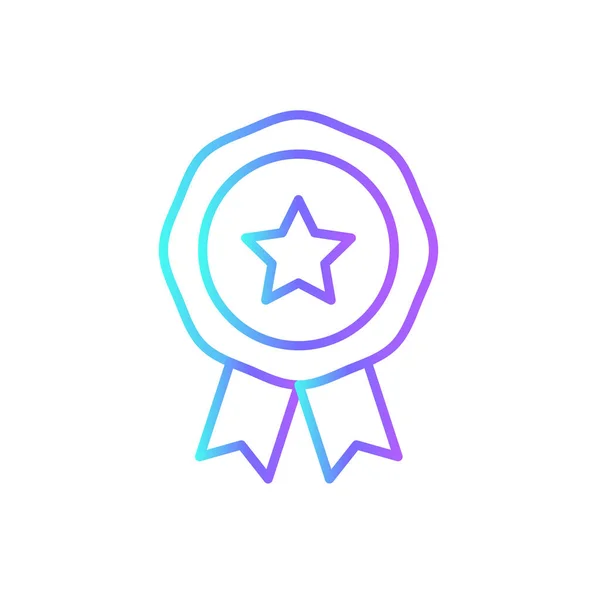 Εικονίδιο Achievement Teamwork Management Μπλε Duotone Στυλ Επιτυχία Νικητής Βραβείο — Διανυσματικό Αρχείο