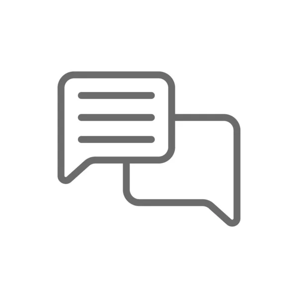 Ikona Komunikace Týmová Práce Management Černým Stylem Osnovy Technologie Chat — Stockový vektor