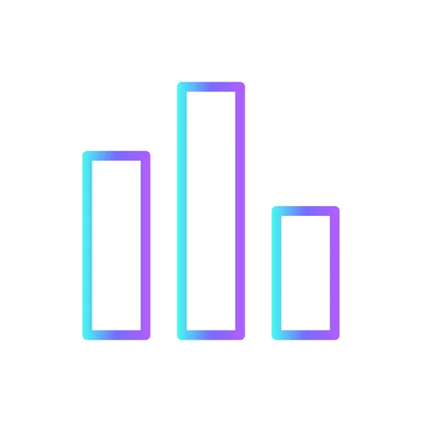 Mavi Duoton Tarzında Grafik Takım Çalışması Yönetim Simgesi Diyagram Grafik — Stok Vektör