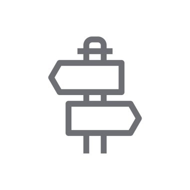 Siyahi taslak tarzında karar veren iş adamları ikonu. Çözüm, strateji, seçim, kavram, ok, yön, fırsat. Vektör illüstrasyonu