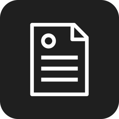 İşadamları simgesine siyah çizgi şeklinde devam edin. kağıt, özgeçmiş, profil, belge, röportaj, form, veri. Vektör illüstrasyonu