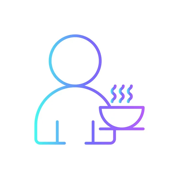 Coffebreak Business Люди Ікони Синім Дуотонним Стилем Чашка Шліфувальник Напій — стоковий вектор