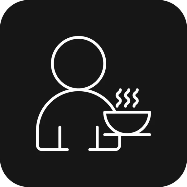 Coffebreak Business Люди Ікони Чорним Заповненим Рядком Стилю Чашка Шліфувальник — стоковий вектор