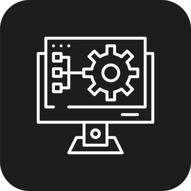 Veri Yönetimi Pazarlama simgesi ve siyah doldurulmuş çizgi tarzı. Bilgi, teknoloji, dijital, veritabanı, analiz, analitik, ağ. Vektör illüstrasyonu