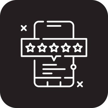 Siyah doldurulmuş satır biçimli Geribildirim simgesi sınıflandırılıyor. Reyting, oran, yıldız, pozitif, hizmet, deneyim, araştırma. Vektör illüstrasyonu