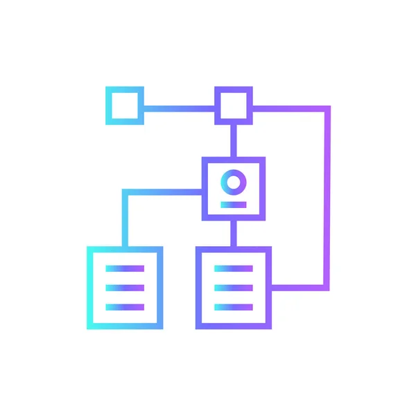 Algorithm Εικονίδιο Ανάλυσης Δεδομένων Μπλε Στυλ Duotone Δεδομένα Τεχνολογία Υπολογιστής — Διανυσματικό Αρχείο