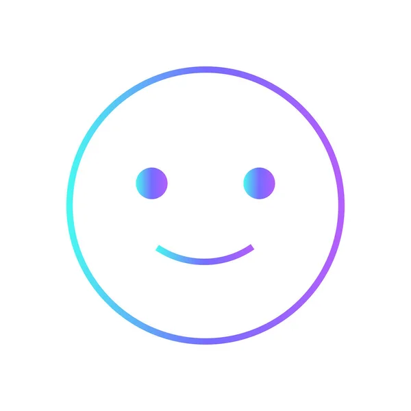 Úsměv Zpětná Vazba Ikona Modrým Duotone Stylu Šťastný Emotikon Emoji — Stockový vektor