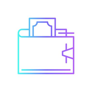 Ödeme E-Commers ikonu mavi duotone tarzında. finans, nakit, dolar, kredi, cüzdan, finans, ödeme. Vektör illüstrasyonu