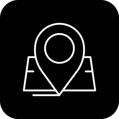 Siyah çizgili E-Commers simgesi. Teknoloji. Vektör illüstrasyonu