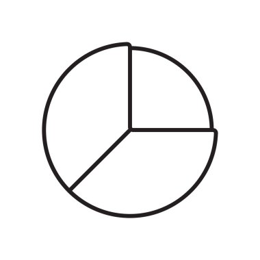 Çizelge İşletme ve ofis simgesi. Diyagram, büyüme, grafik, finans, veri, rapor, turta. Vektör illüstrasyonu