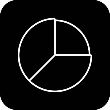 Çizelge İşletme ve ofis simgesi. Diyagram, büyüme, grafik, finans, veri, rapor, turta. Vektör illüstrasyonu