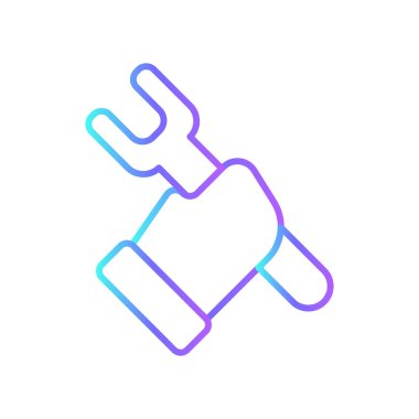 İş dünyası ve ofis ikonu mavi duoton tarzında. iş, yönetici, lider, işyeri, kariyer, çalışan, işçi. Vektör illüstrasyonu