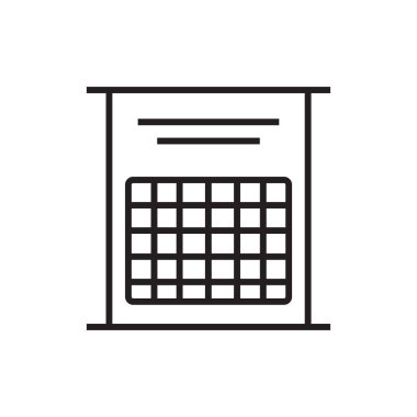 Bar işletmeleri ve ofis simgeleri siyah taslak tarzında. data, growth, chart, graph, diagram, line, ok. Vektör illüstrasyonu