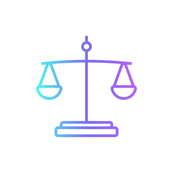 Law Üzleti Irodai Ikon Kék Duoton Stílusban Jogi Igazságügyi Bíró — Stock Vector