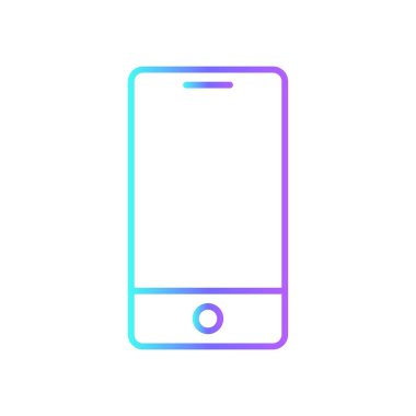 Akıllı telefon işi ve mavi duoton tarzı ofis ikonu. cep telefonu, iletişim, telefon, cep telefonu, akıllı, bağlantı, cep telefonu. Vektör illüstrasyonu