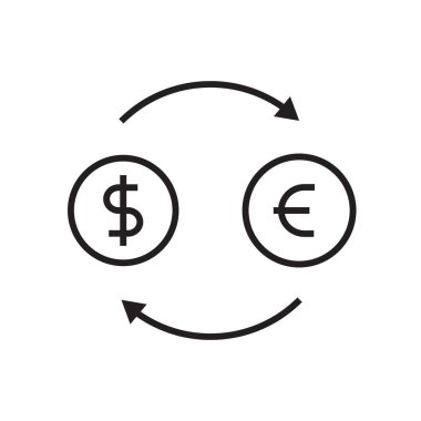 Siyah taslak biçimli Ticaret Finans simgesi. Hisse, para, büyüme, analitik, analiz, kâr, grafik. Vektör illüstrasyonu