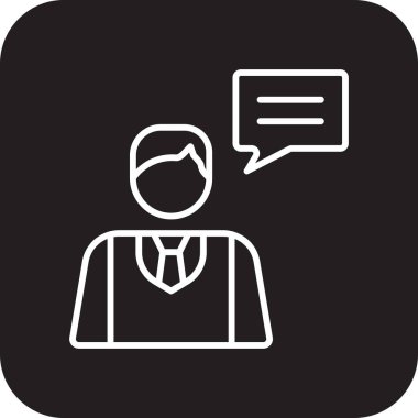 Pazarlama sektörü simgesi, siyah çizgili. seo, social, media, strateji, ağ, dijital, hedef. Vektör illüstrasyonu