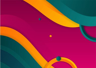 Soyut renkli geometrik şekiller arka plan