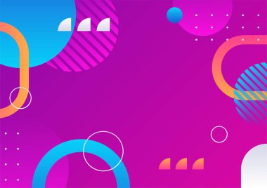 Soyut renkli geometrik şekiller arka plan