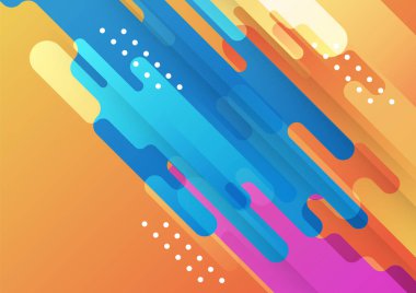 Soyut renkli geometrik şekiller arka plan