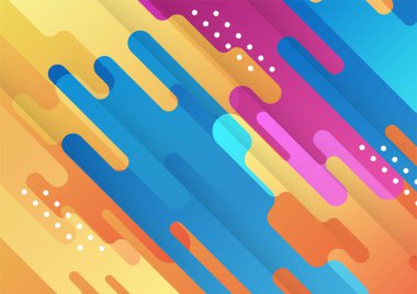 Soyut renkli geometrik şekiller arka plan