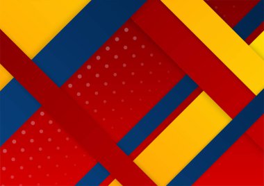 Soyut renkli geometrik şekiller arka plan