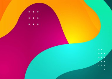 Soyut renkli geometrik şekiller arka plan