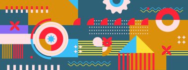 Geometrik eski model arkaplan tasarımı